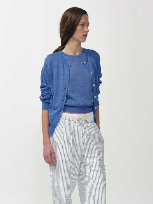 [nothing written] Rola linen cardigan (Marine blue)