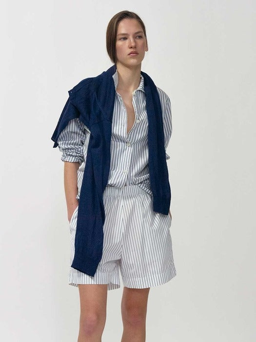 [nothing written] Rola linen cardigan (Navy)