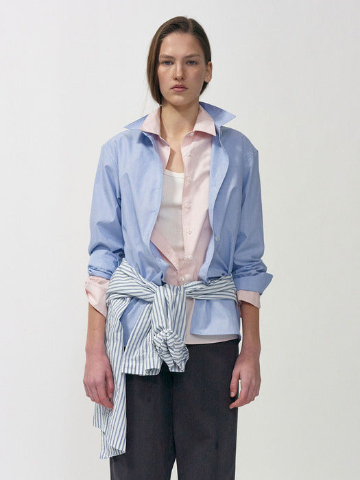 Nothing Written Port standard fit shirt (Light blue)