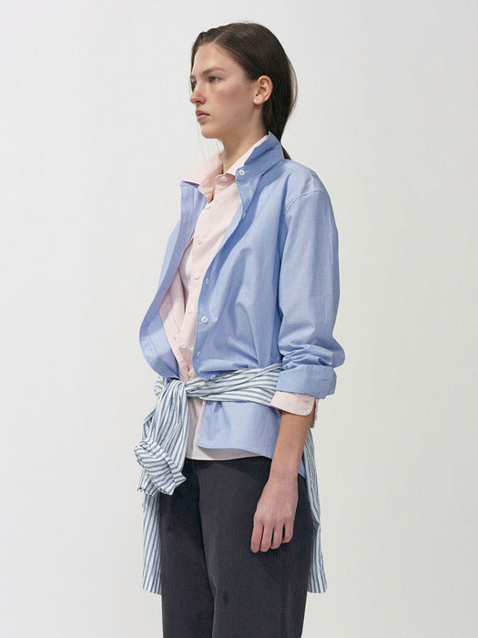 Port standard fit shirt (Light blue)