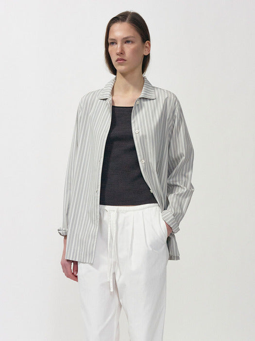 Mago stripe shirt (Gray stripe)