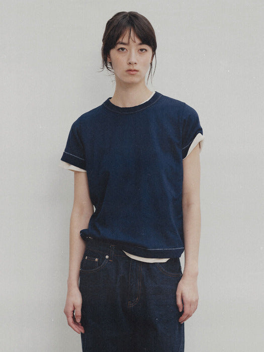 Nothing Written Standard washed t-shirt (Navy)