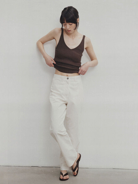 Nothing Written Eden washing pants (White)