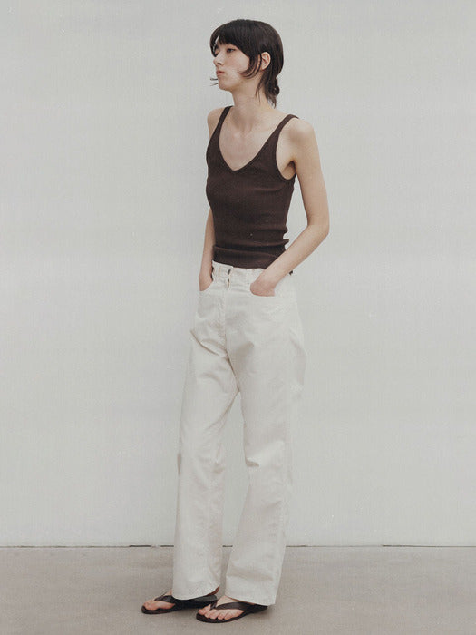 Eden washing pants (White)