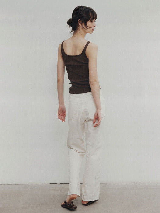 Eden washing pants (White)