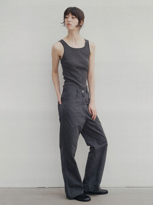 [nothing written] Eden washing pants (Charcoal)