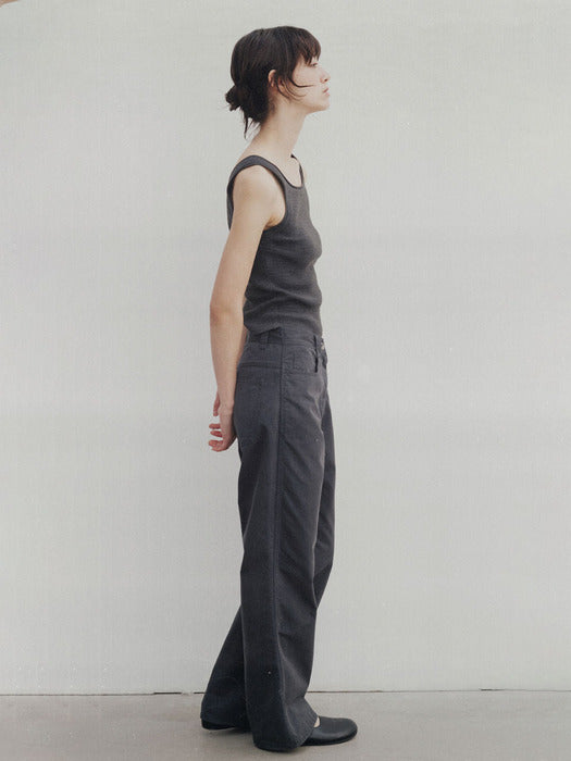 [nothing written] Eden washing pants (Charcoal)