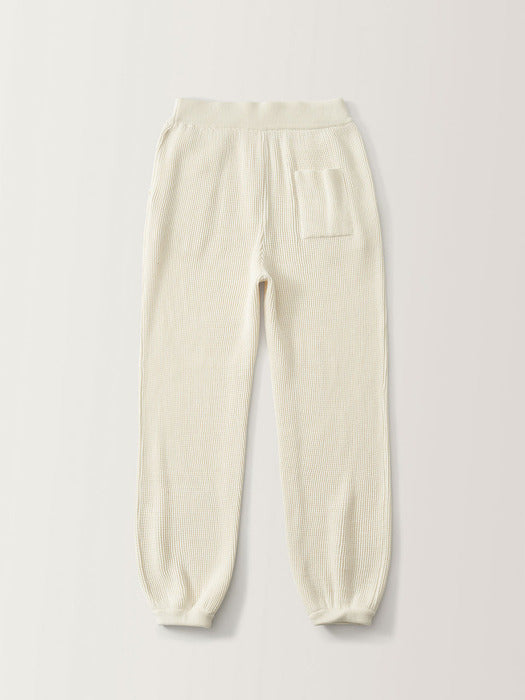 Nothing Written Waffle knit pants (Ivory)
