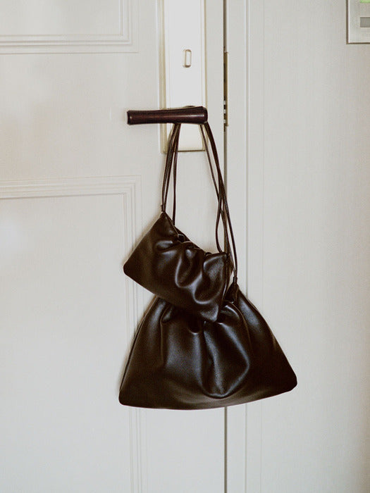 nothing written] Nella strap mini bag (Dark brown) – ETA SEOUL
