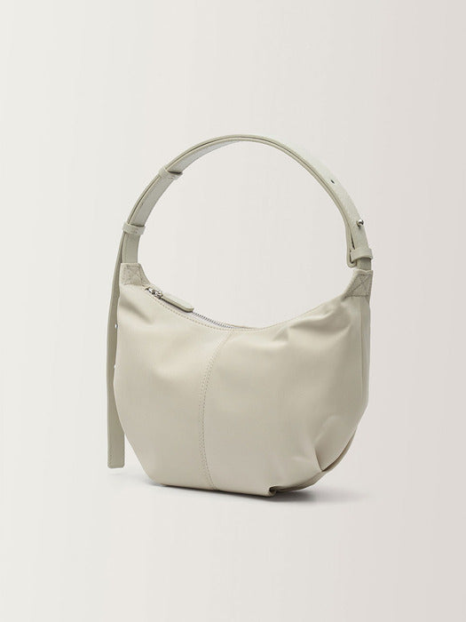 Nylon shoulder mini bag (Salt)