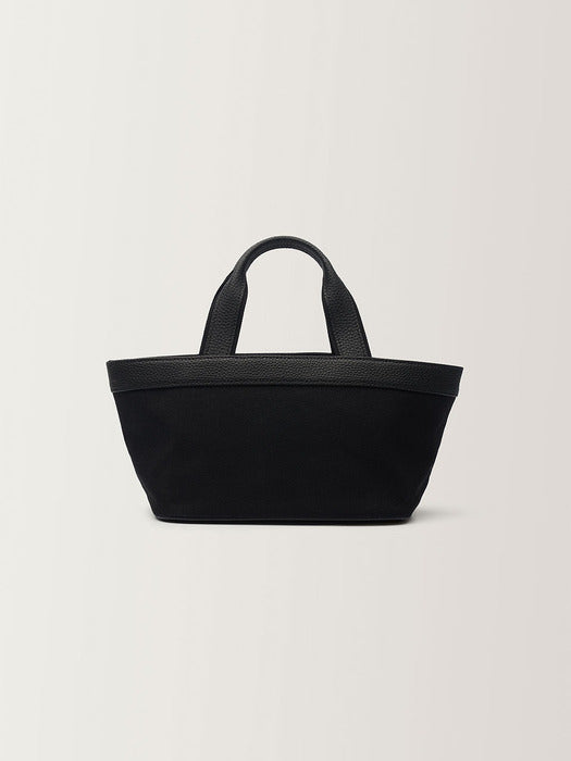 [nothing written] 1967 half tote bag (Black)