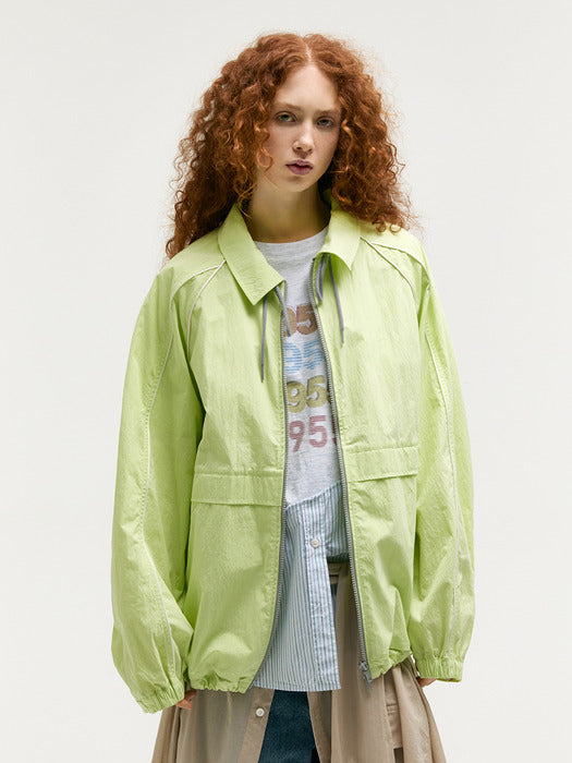 WINDBREAKER JUMPER_lime