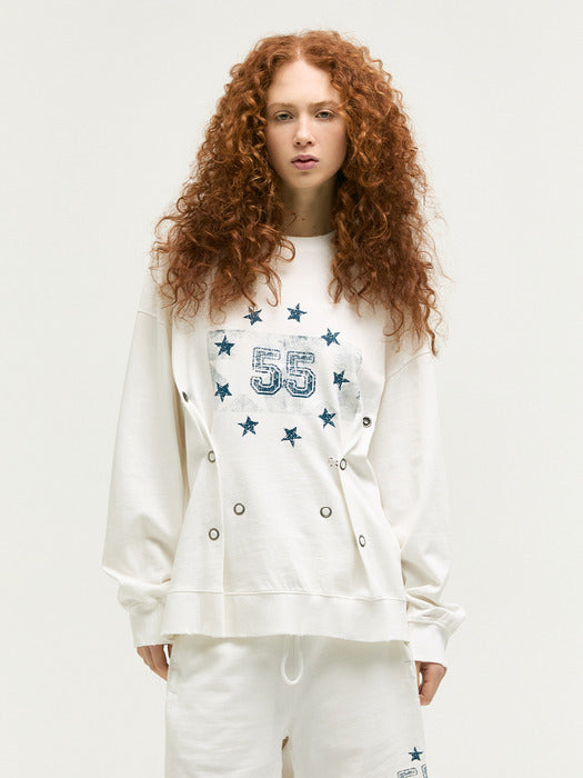 SNAP CORSET LONG SLEEVE_ivory