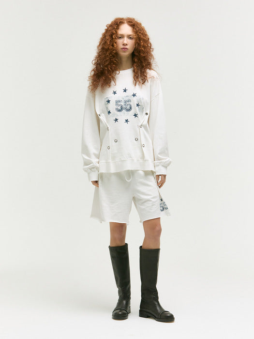 SNAP CORSET LONG SLEEVE_ivory