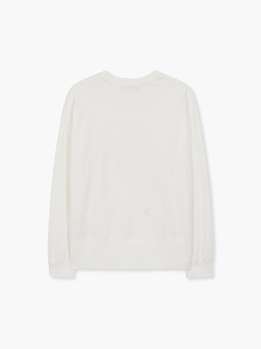 SNAP CORSET LONG SLEEVE_ivory