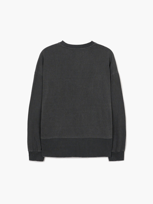 SNAP CORSET LONG SLEEVE_charcoal