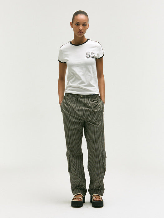 SHOULDER TAPE 55 T-SHIRT_white