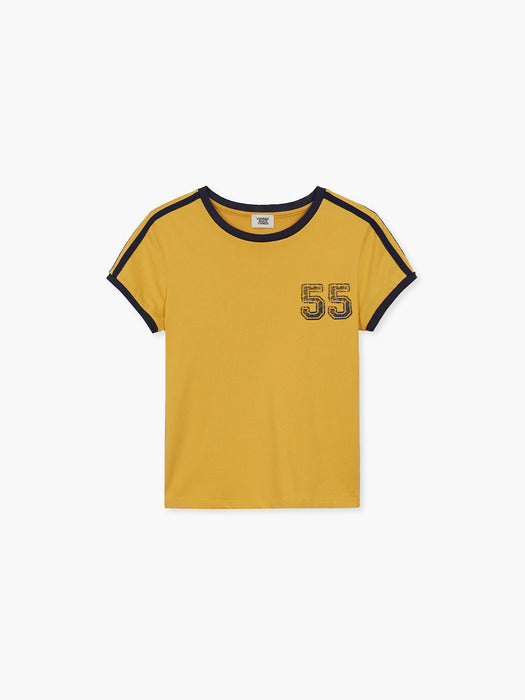SHOULDER TAPE 55 T-SHIRT_yellow