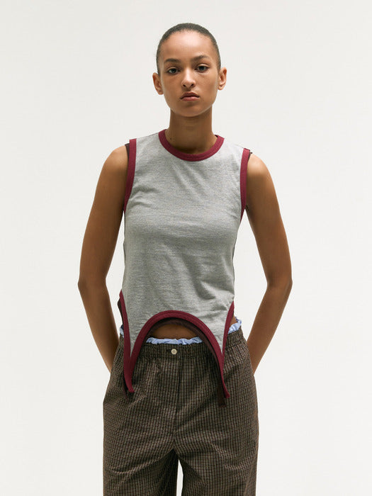 TAIL SLEEVELESS_grey