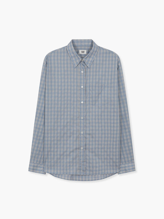 WINDOWPANE CHECK SHIRT_blue
