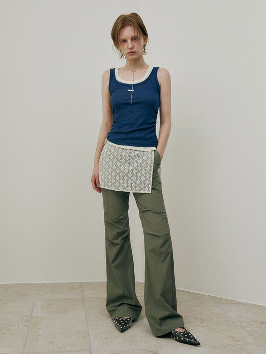[raive] Light Cargo Flare Pants VW5ML475_2color