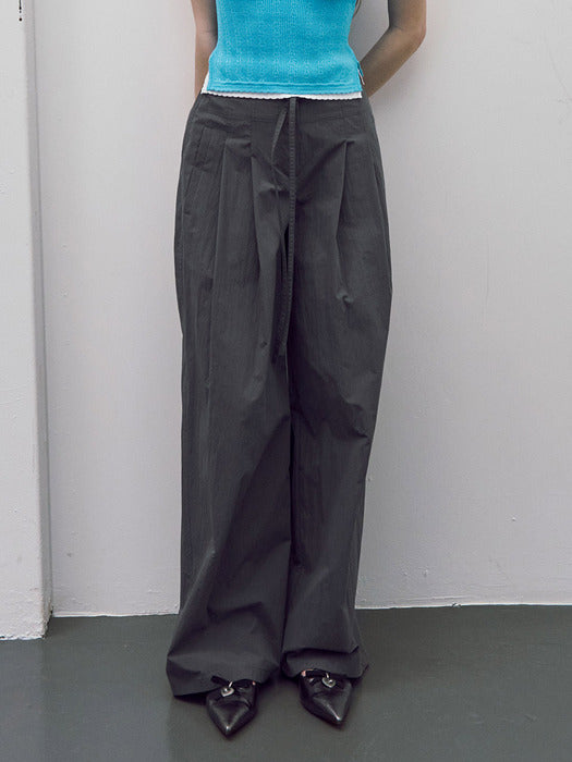 Raive Waist String Wide Pants