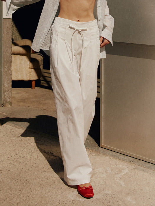 Raive Waist String Wide Pants