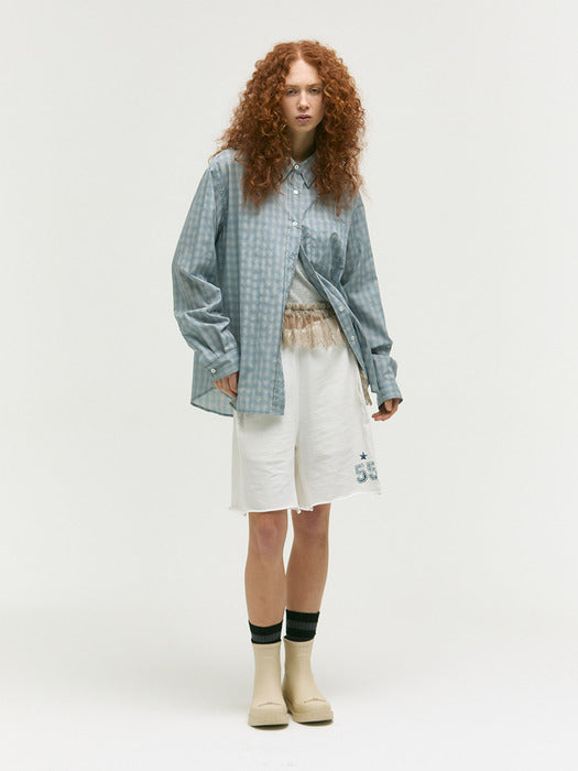 Margesherwood Pigment Sweat Bermuda Pants ivory