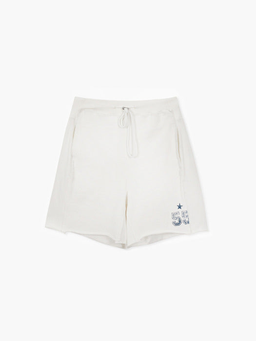 Margesherwood Pigment Sweat Bermuda Pants ivory