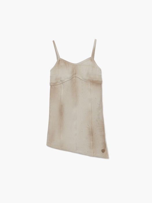 Margesherwood Washed Bustier Top beige