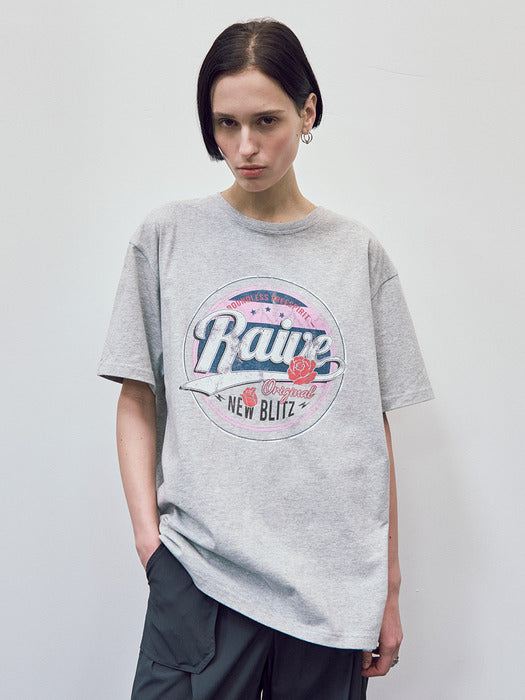 [raive] Circle Raive Graphic T-shirt VW5ME608_3color