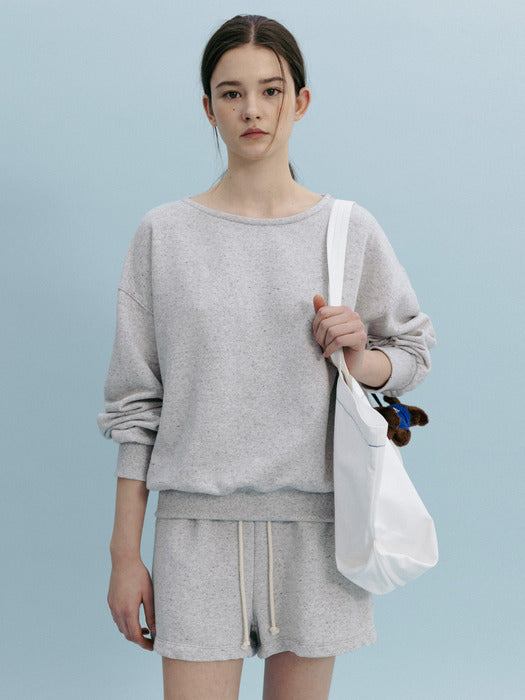 Mango Maniplease Madlen Banding Shorts Light Grey