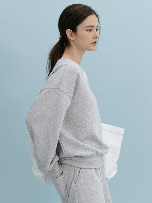 Mango Maniplease Madlen Sweatshirt Light Grey