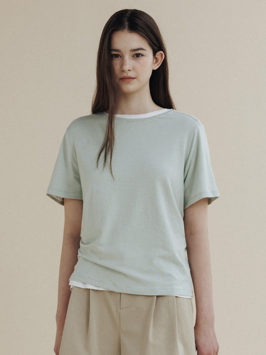 Mango Maniplease Delma Tee Light Mint