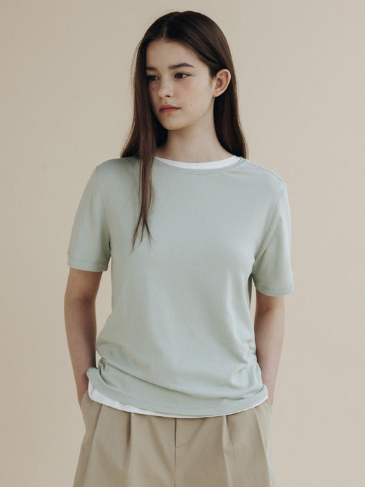 Mango Maniplease Delma Tee Light Mint