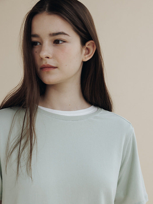 Mango Maniplease Delma Tee Light Mint