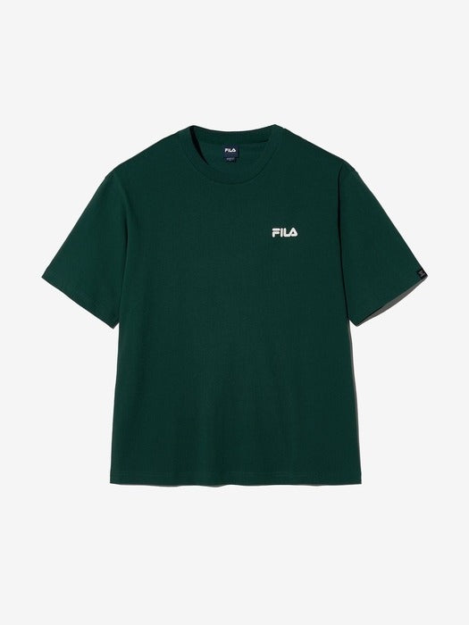 Big Linear Lettering Short-Sleeve Tee_FS2RSH2103X_DGR