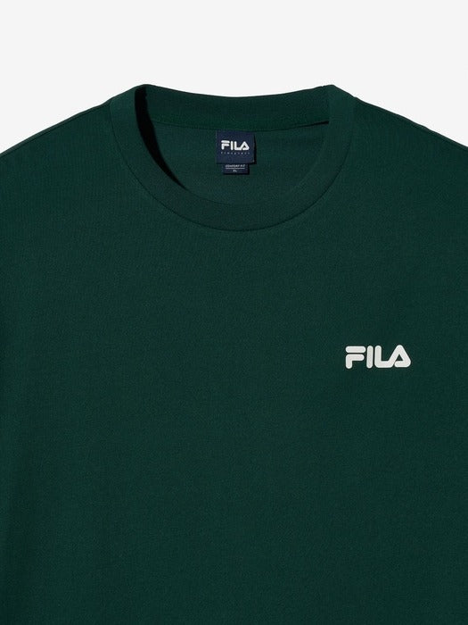 Big Linear Lettering Short-Sleeve Tee_FS2RSH2103X_DGR