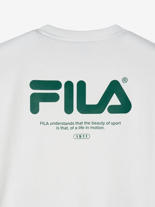 Big Linear Lettering Short Sleeve T-shirt_FS2RSH2103X_OWH