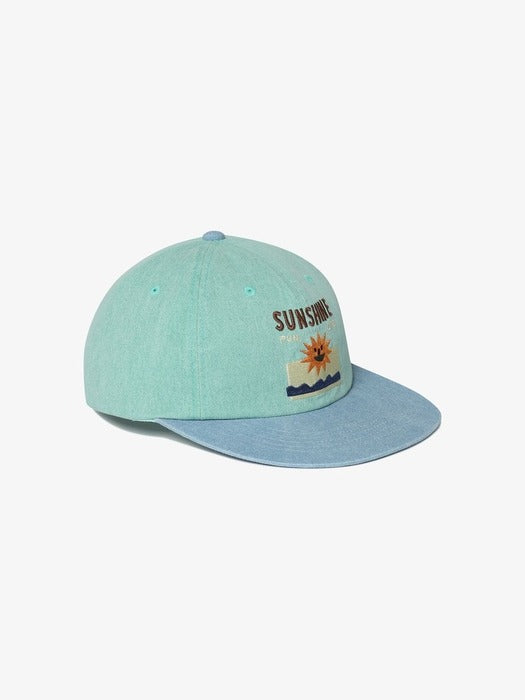 Graphic Semi-Flat Brim Baseball Cap_FS3CPH2301X_MIT