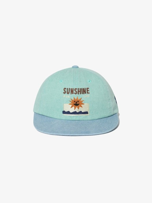 Graphic Semi-Flat Brim Baseball Cap_FS3CPH2301X_MIT