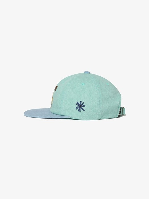 Graphic Semi-Flat Brim Baseball Cap_FS3CPH2301X_MIT