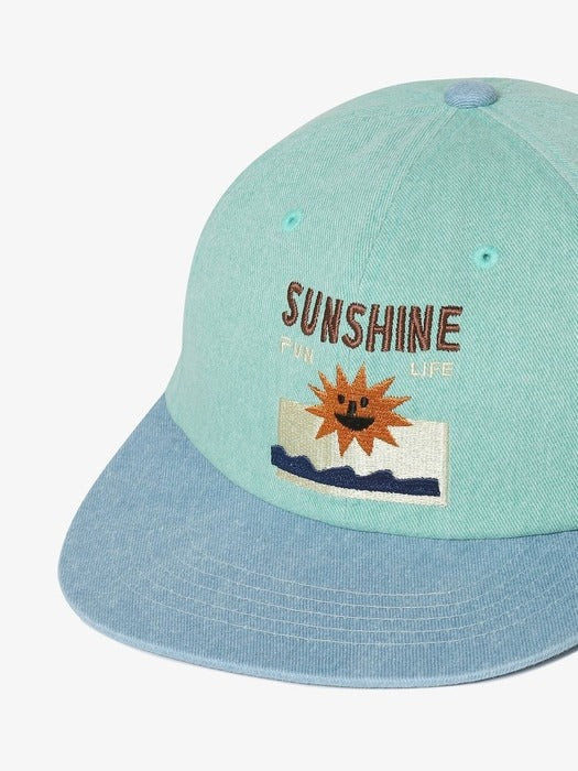 Graphic Semi-Flat Brim Baseball Cap_FS3CPH2301X_MIT