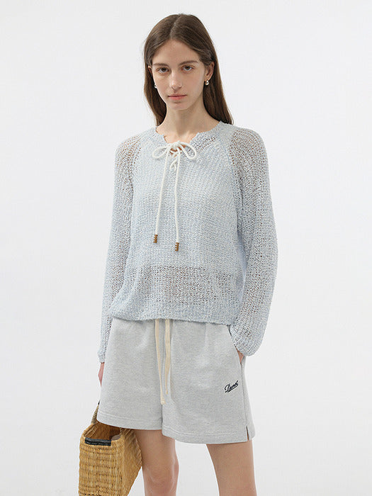 Dunst Unisex Classic Sweat Shorts Light Melange Grey