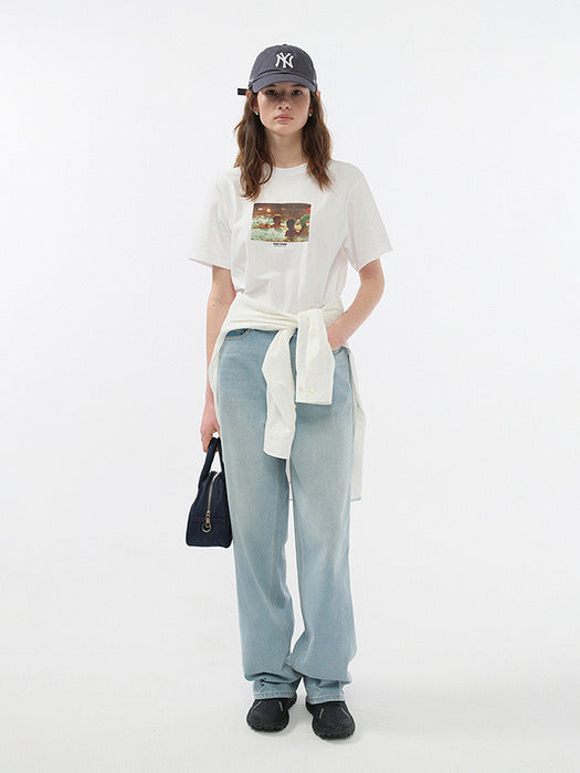 Dunst Unisex Childhood Photo T-Shirt Off White Pool Mint