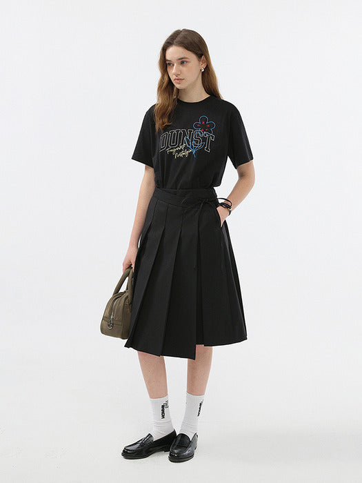 Dunst Unisex Drawing Bloom T-Shirt Black