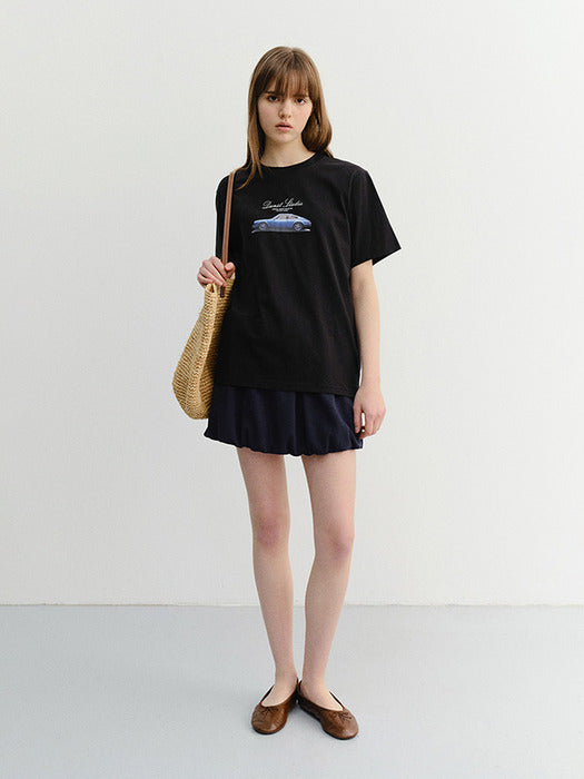 Dunst Unisex Summer Holiday Car T-Shirt Black