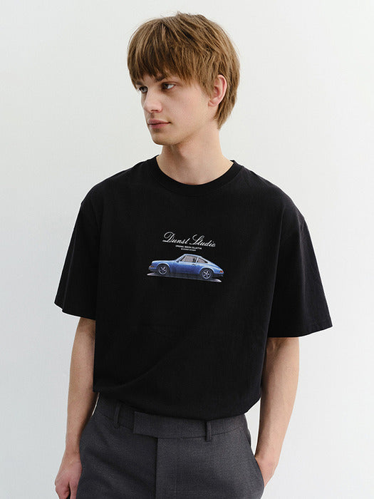 Dunst Unisex Summer Holiday Car T-Shirt Black