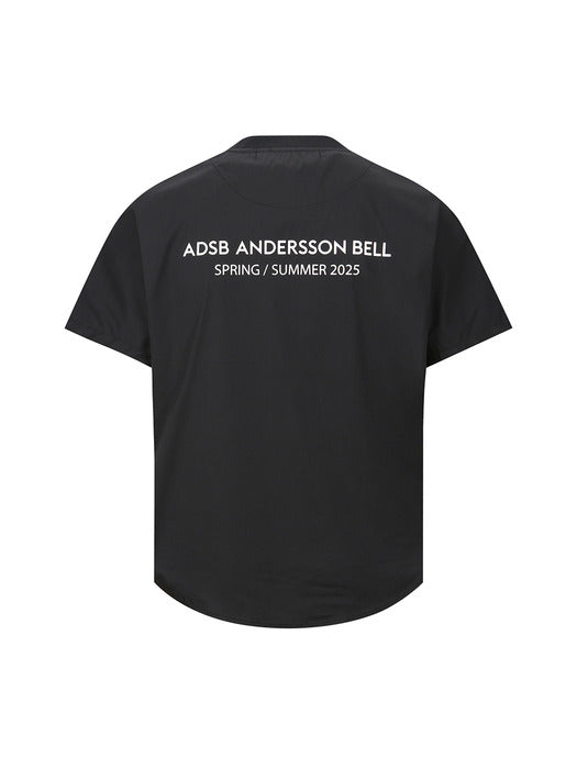 [andersson bell] UNISEX VALLUM POPLIN T-SHIRTS atb1324u(BLACK)
