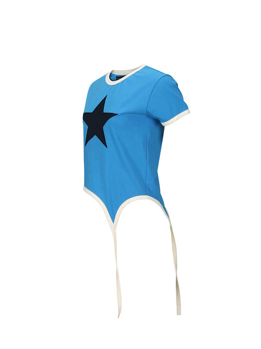 [andersson bell] CHLOE RETRO T-SHIRT atb1313w(BLUE)